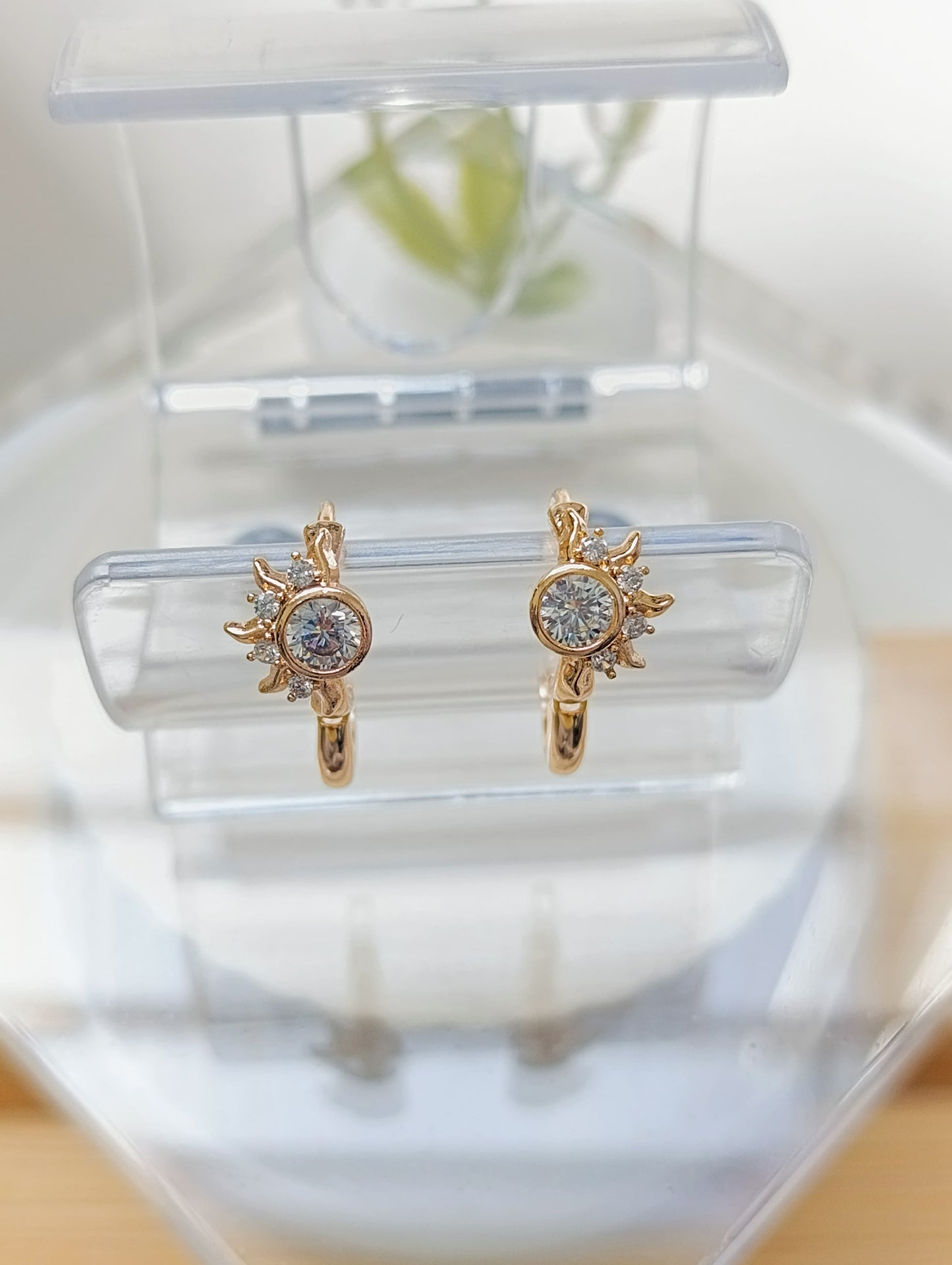 ARGOLLAS SOL CON PIEDRAS