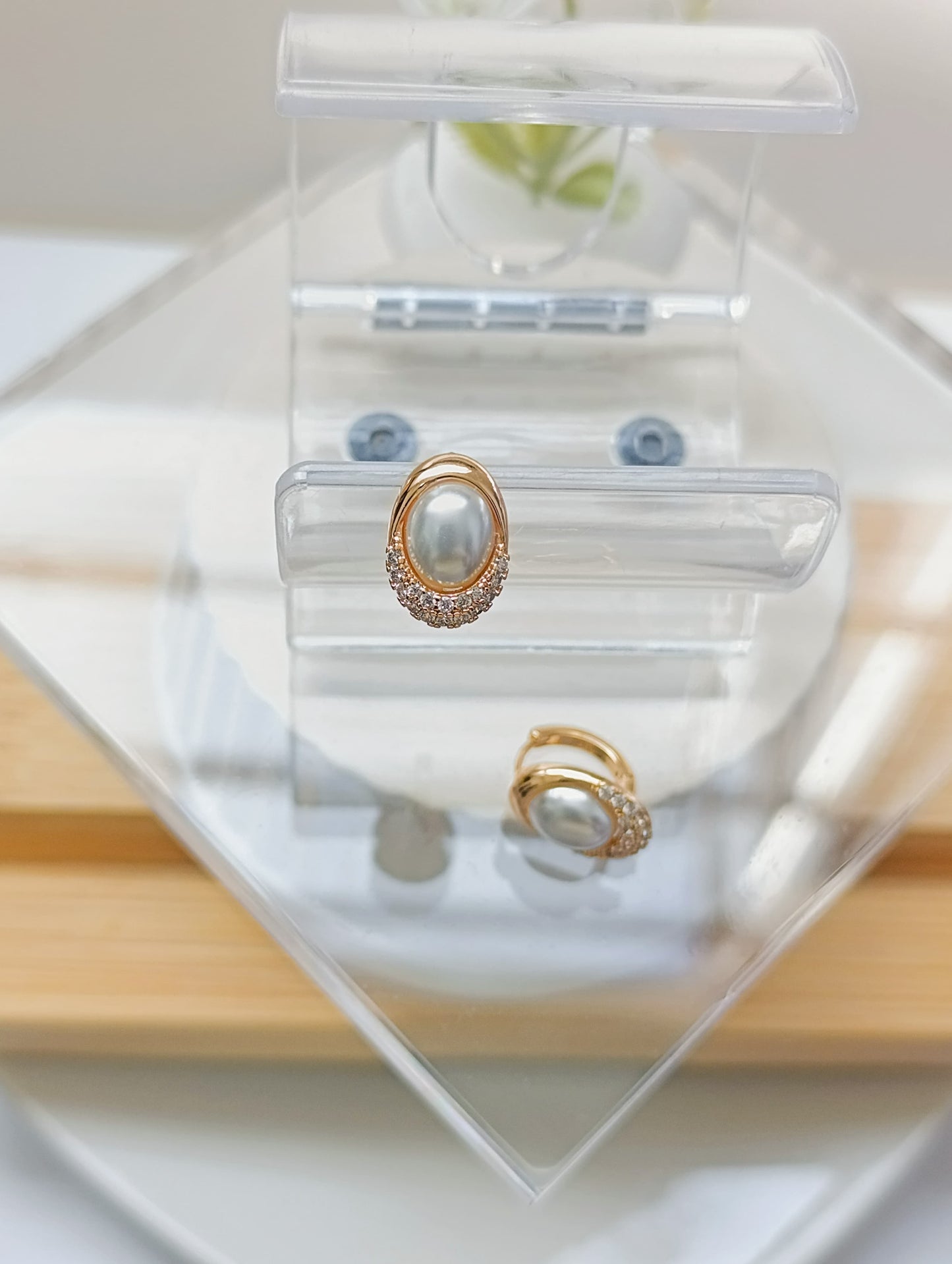 ARGOLLAS PERLA Y CIRCONIAS