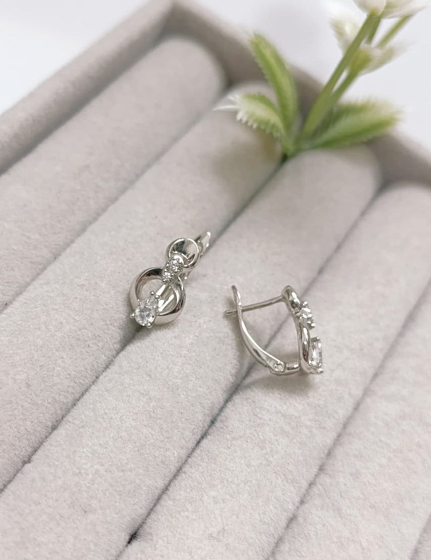 ARETES CIRCULARES CON PIEDRAS