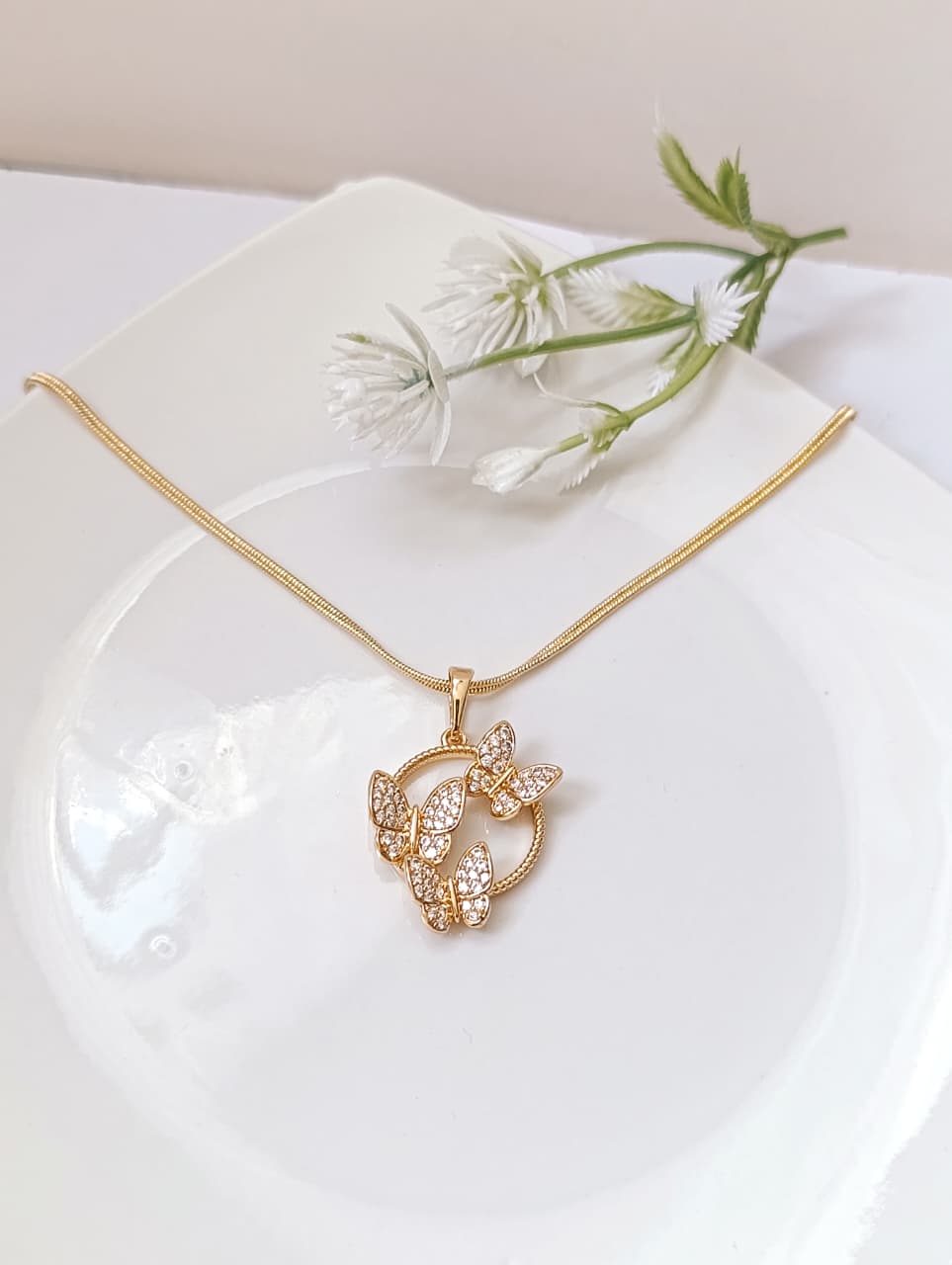 CADENA DIJE MARIPOSAS