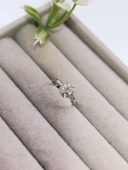 ANILLO LUNA Y ESTRELLA