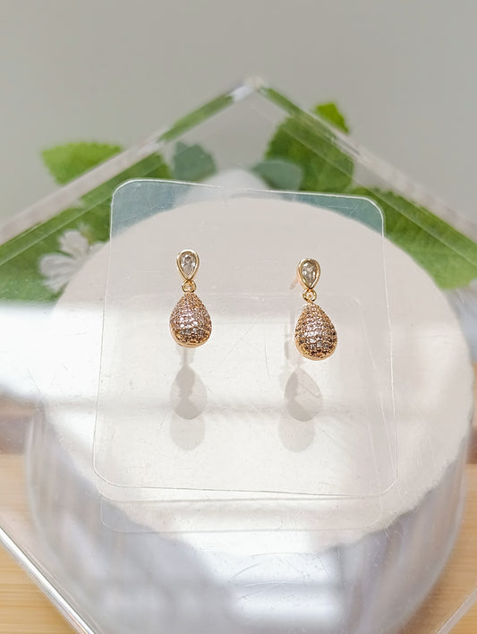 ARETES GOTITA CON CIRCONIAS