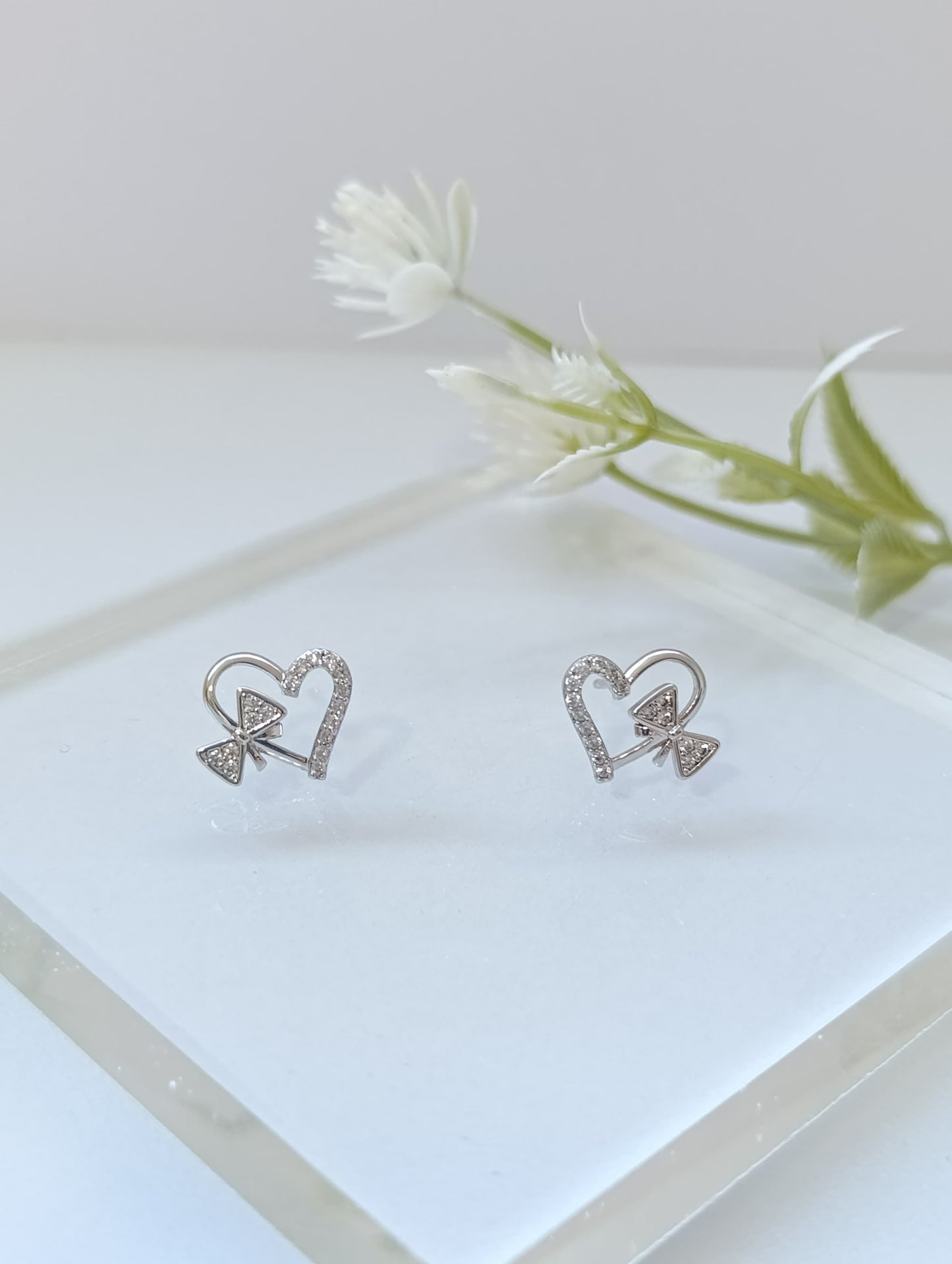 ARETES CORAZÓN Y MOÑA P