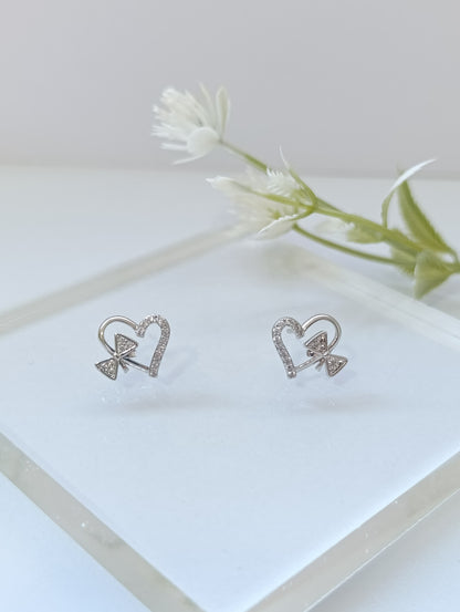 ARETES CORAZÓN Y MOÑA P