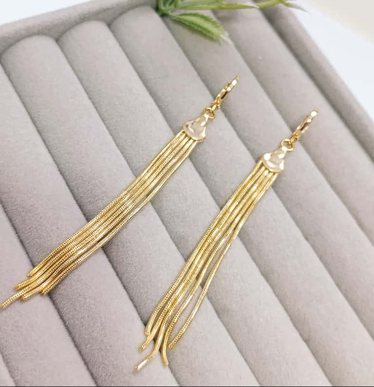 ARETES LARGOS COLGANTES