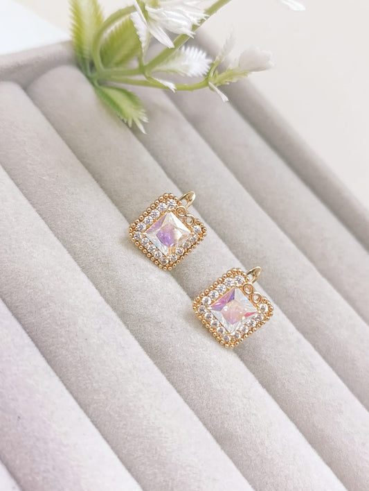 ARETES CUADROS TORNASOL