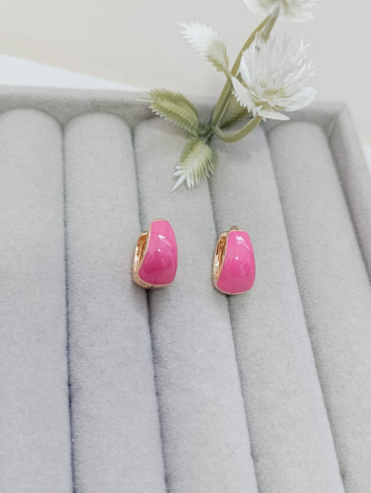 ARGOLLAS ACRÍLICO FUCSIA