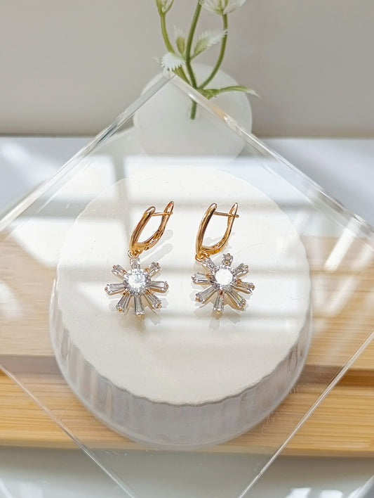 ARGOLLAS CON FLORES COLGANTES