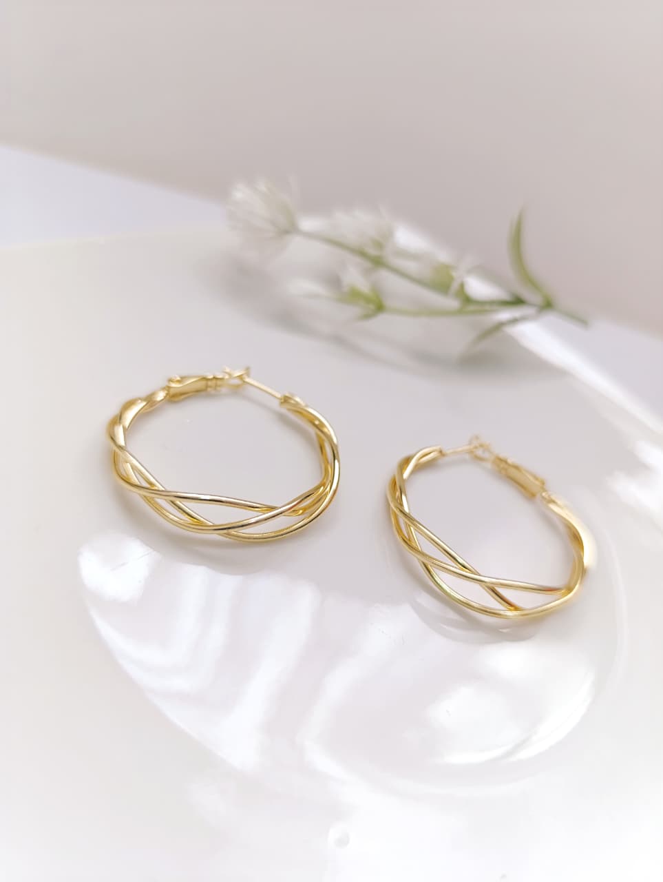 ARGOLLAS TRIPLES DORADAS