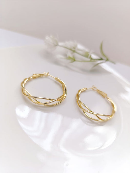 ARGOLLAS TRIPLES DORADAS