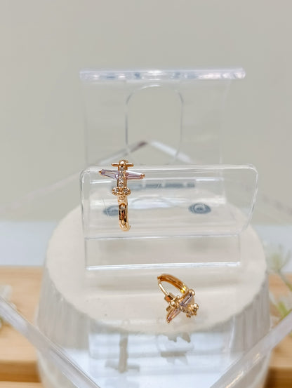 ARGOLLA AVIÓN ALA LILA Y ROSA