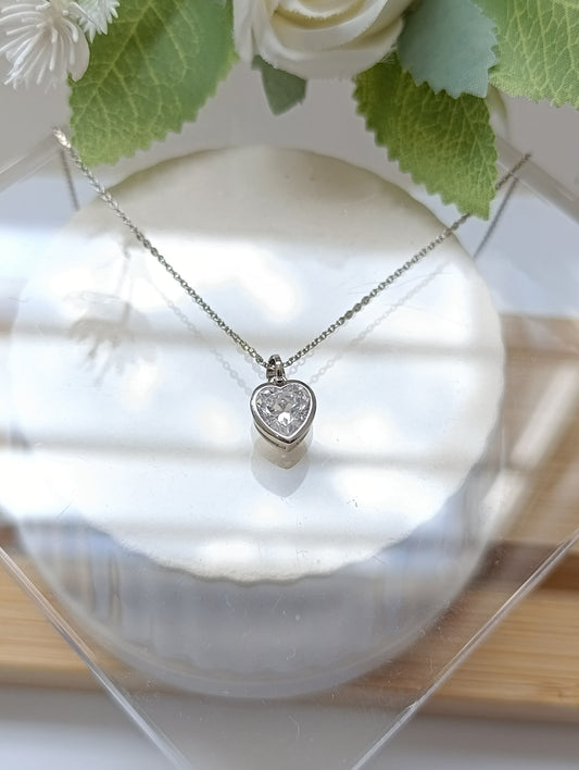 COLLAR CORAZÓN DE CRISTAL