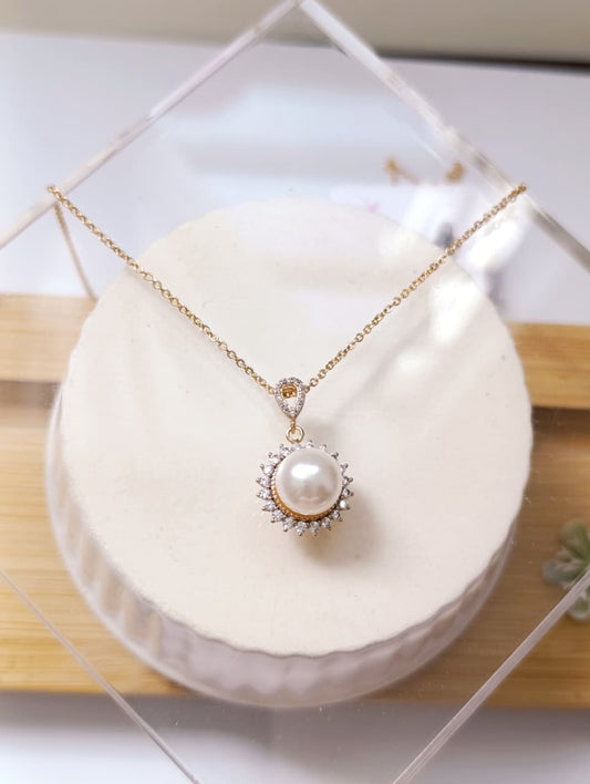 CADENA DIJE DE PERLA