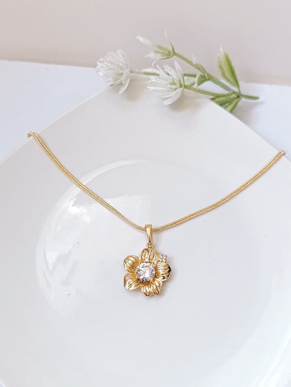 CADENA PLANITA DIJE FLOR